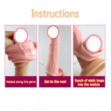 Load image into Gallery viewer, Reusable Silicon Ribbed Condom